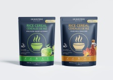 package design for wellness line of rice cereal